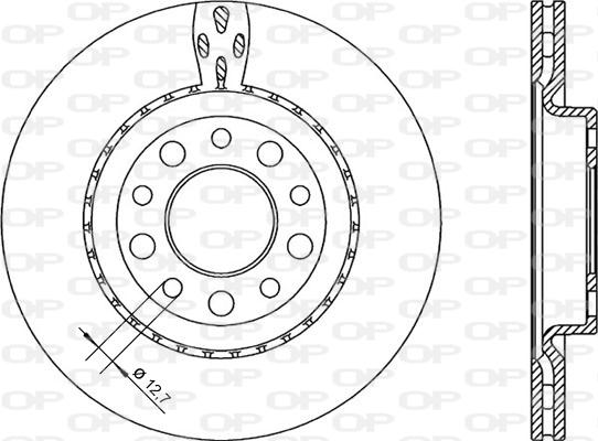 Wolf WD00290D - Тормозной диск autospares.lv