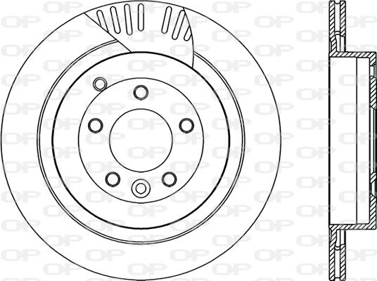 Open Parts BDR2257.20 - Тормозной диск autospares.lv