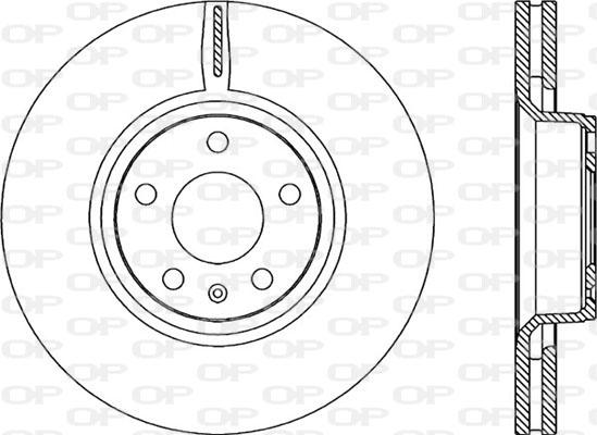 Open Parts BDR2269.20 - Тормозной диск autospares.lv