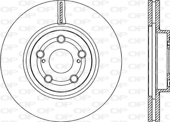 Open Parts BDR2266.20 - Тормозной диск autospares.lv
