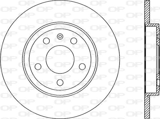 Open Parts BDR2261.10 - Тормозной диск autospares.lv