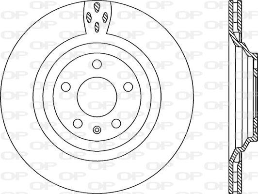 Open Parts BDR2201.20 - Тормозной диск autospares.lv