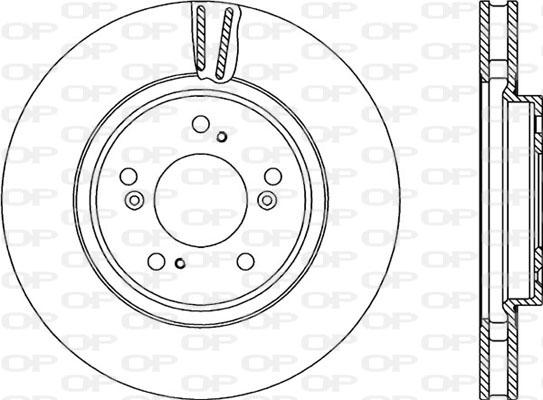 Open Parts BDR2202.20 - Тормозной диск autospares.lv