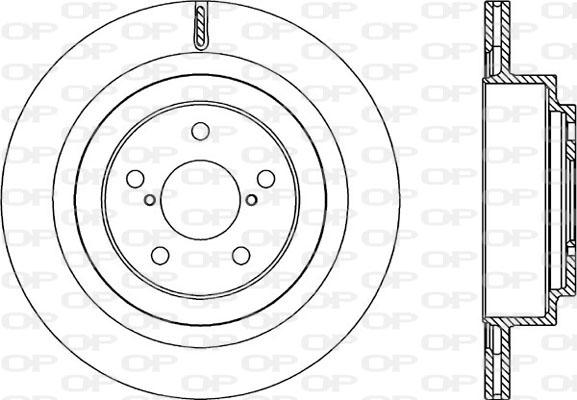 Open Parts BDR2219.20 - Тормозной диск autospares.lv