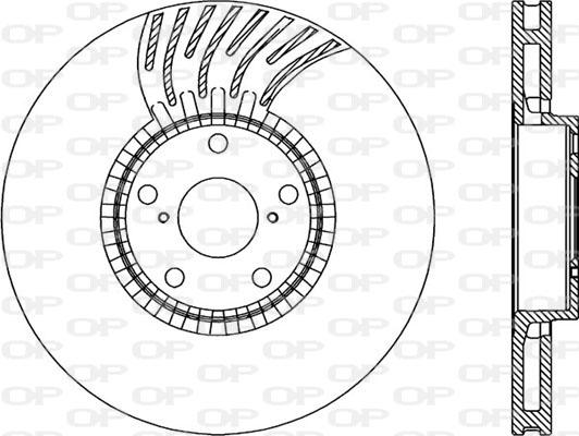 Open Parts BDR2285.20 - Тормозной диск autospares.lv