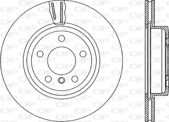 Open Parts BDR2236.20 - Тормозной диск autospares.lv