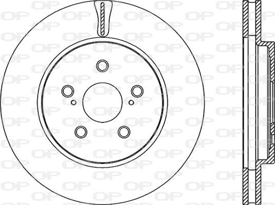 Open Parts BDR2238.20 - Тормозной диск autospares.lv