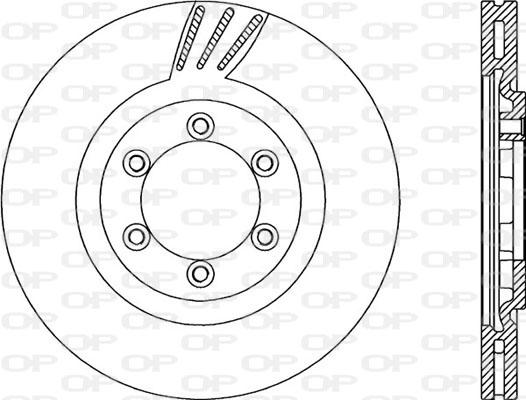 Open Parts BDR2229.20 - Тормозной диск autospares.lv