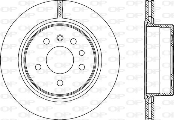 Open Parts BDR2227.20 - Тормозной диск autospares.lv