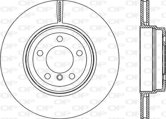 Open Parts BDR2279.20 - Тормозной диск autospares.lv