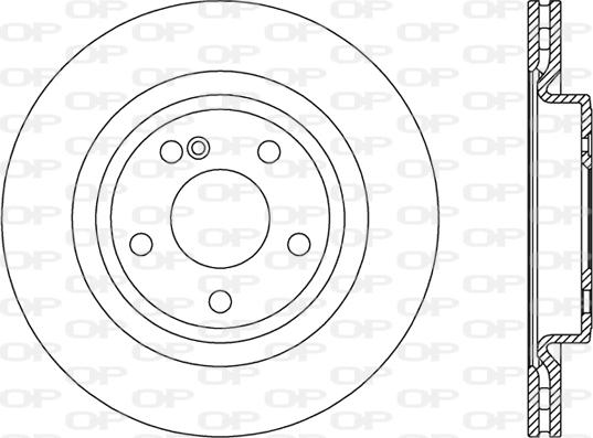 Open Parts BDR2799.20 - Тормозной диск autospares.lv