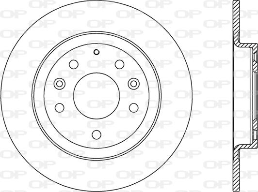 Japanparts DP-320 - Тормозной диск autospares.lv