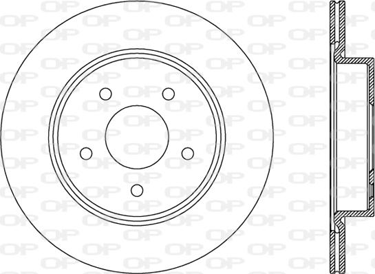 Open Parts BDR2796.20 - Тормозной диск autospares.lv