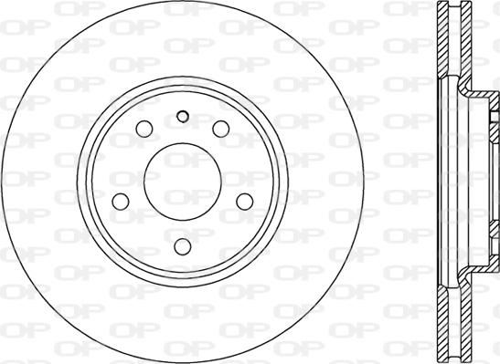 Open Parts BDR2790.20 - Тормозной диск autospares.lv