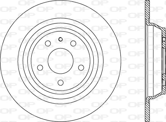 Open Parts BDR2791.10 - Тормозной диск autospares.lv