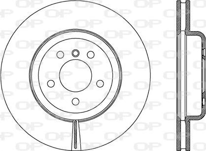 Open Parts BDR2748.20 - Тормозной диск autospares.lv