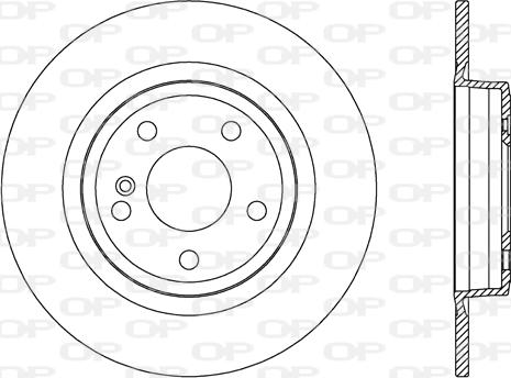 Open Parts BDR2703.10 - Тормозной диск autospares.lv