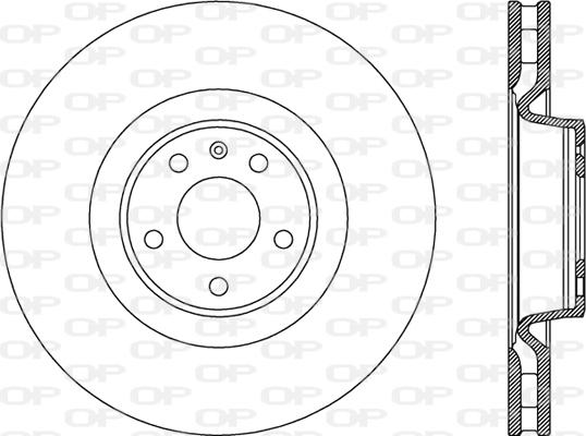 Open Parts BDR2785.20 - Тормозной диск autospares.lv