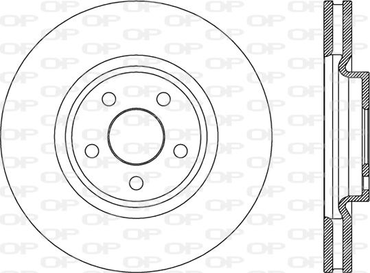 Open Parts BDR2787.20 - Тормозной диск autospares.lv