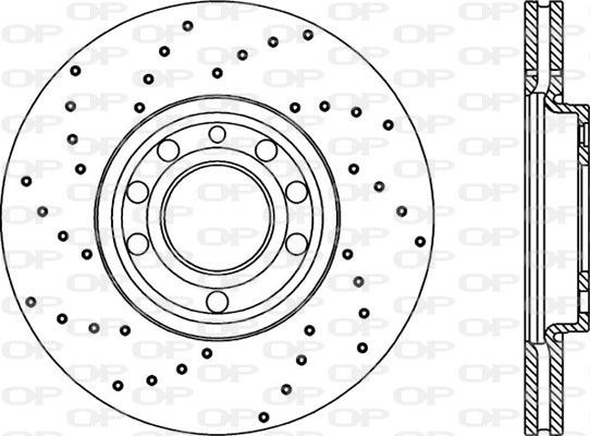 Open Parts BDRS1991.25 - Тормозной диск autospares.lv