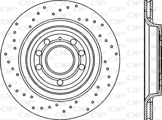 Open Parts BDRS1992.25 - Тормозной диск autospares.lv