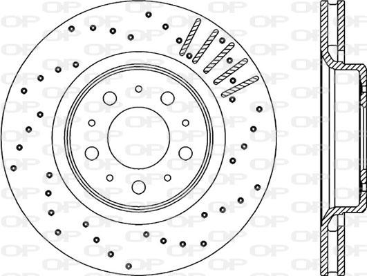 Open Parts BDRS1965.25 - Тормозной диск autospares.lv