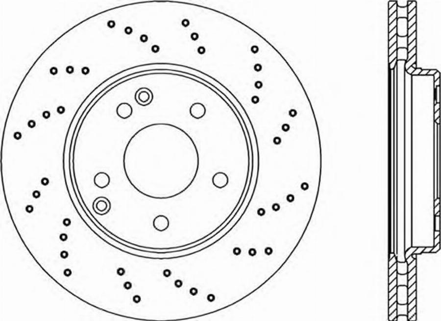 Open Parts BDRS1916.25 - Тормозной диск autospares.lv