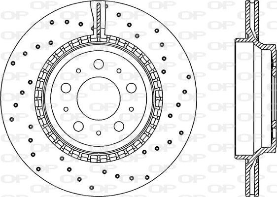 Open Parts BDRS1975.25 - Тормозной диск autospares.lv