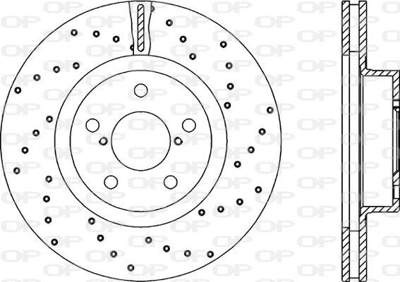 Open Parts BDRS1493.25 - Тормозной диск autospares.lv