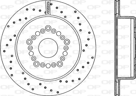 Open Parts BDRS1568.25 - Тормозной диск autospares.lv