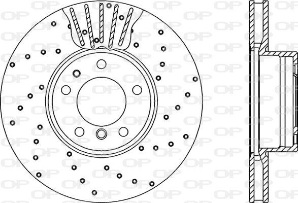 Open Parts BDRS1096.25 - Тормозной диск autospares.lv