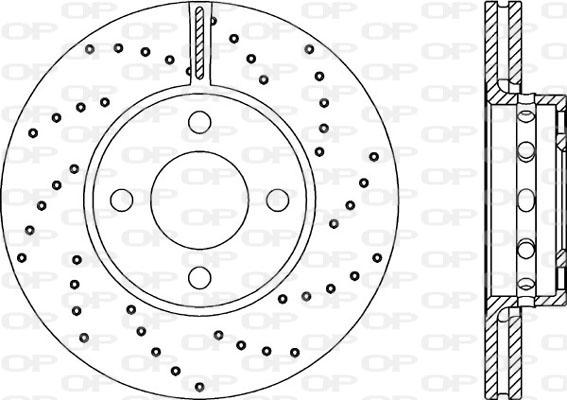 Open Parts BDRS1040.25 - Тормозной диск autospares.lv