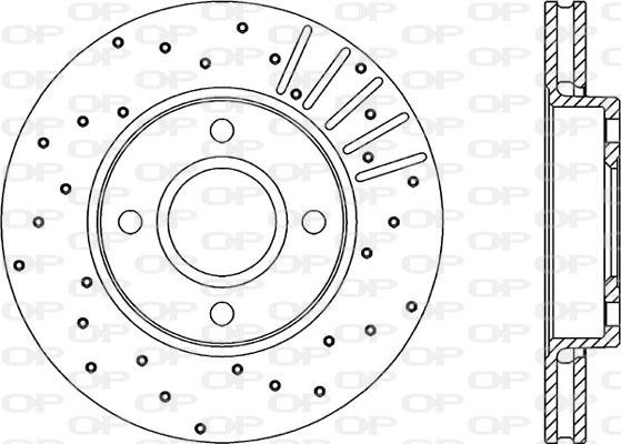 Open Parts BDRS1186.25 - Тормозной диск autospares.lv