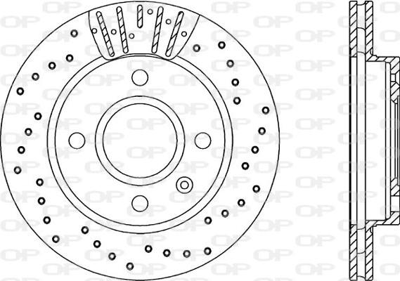 Open Parts BDRS1176.25 - Тормозной диск autospares.lv