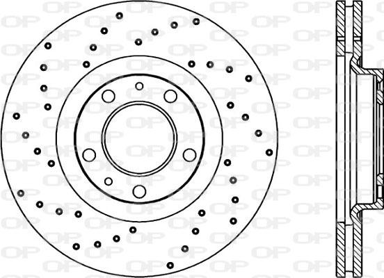 Open Parts BDRS1898.25 - Тормозной диск autospares.lv