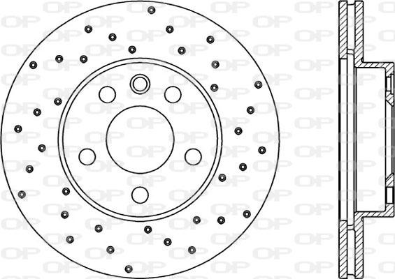 Open Parts BDRS1843.25 - Тормозной диск autospares.lv