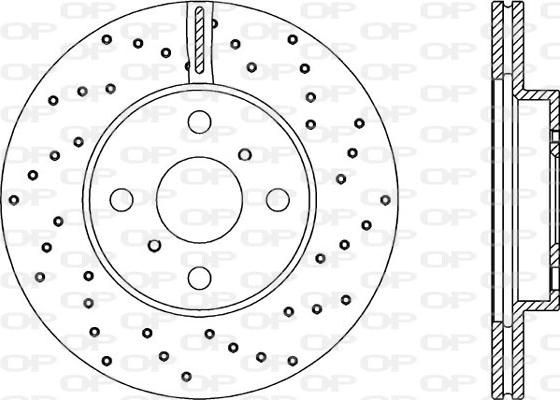 Open Parts BDRS1877.25 - Тормозной диск autospares.lv