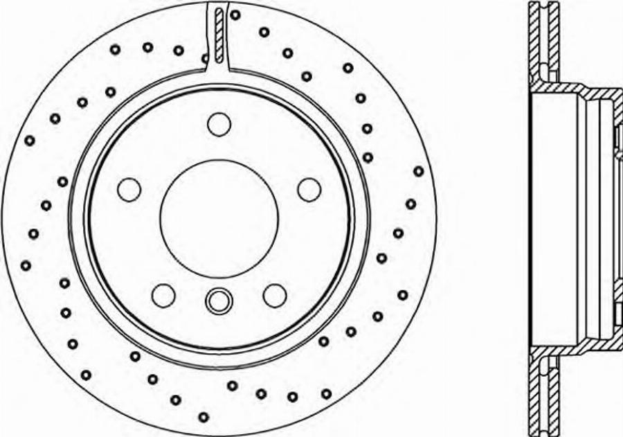 Open Parts BDRS1755.25 - Тормозной диск autospares.lv