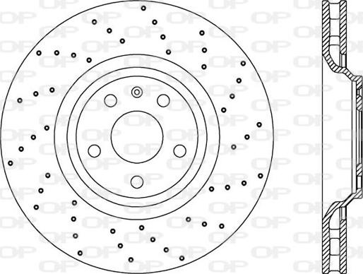 Open Parts BDRS2448.25 - Тормозной диск autospares.lv