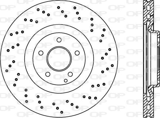 Open Parts BDRS2079.25 - Тормозной диск autospares.lv