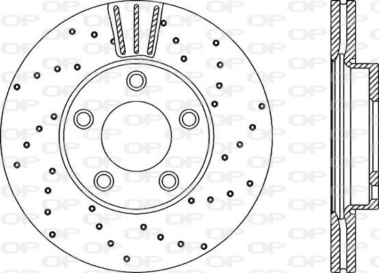 Open Parts BDRS2142.25 - Тормозной диск autospares.lv