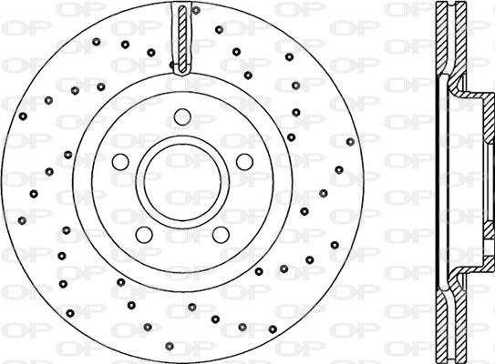 Open Parts BDRS2153.25 - Тормозной диск autospares.lv