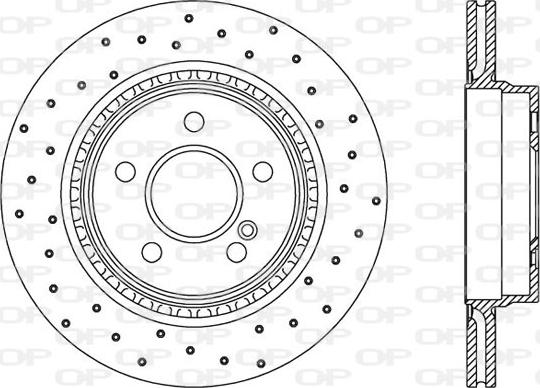 Open Parts BDRS2396.25 - Тормозной диск autospares.lv