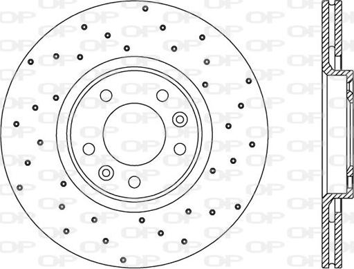 Open Parts BDRS2380.25 - Тормозной диск autospares.lv