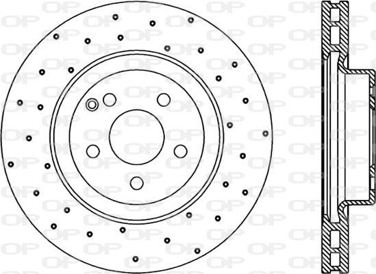 Open Parts BDRS2298.25 - Тормозной диск autospares.lv