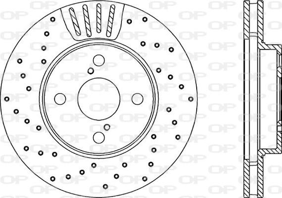 Open Parts BDRS2292.25 - Тормозной диск autospares.lv