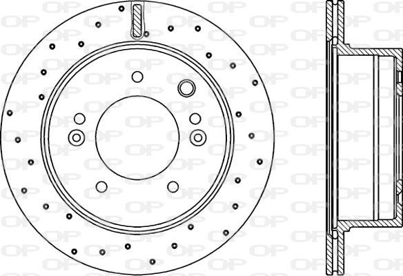 Open Parts BDRS2241.25 - Тормозной диск autospares.lv