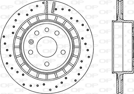 Open Parts BDRS2242.25 - Тормозной диск autospares.lv