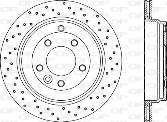 Open Parts BDRS2256.25 - Тормозной диск autospares.lv