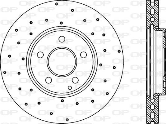 Open Parts BDRS2267.25 - Тормозной диск autospares.lv